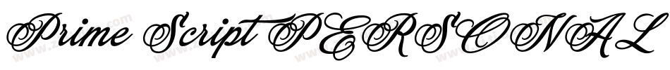 Prime Script PERSONAL USE ONLY字体转换